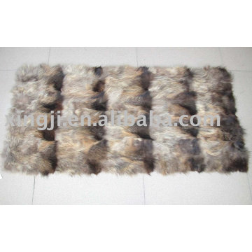 Raccoon Dog Fur Front Leg Plate